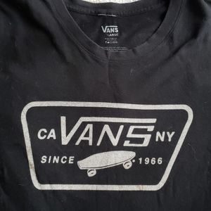 Van's black Tee